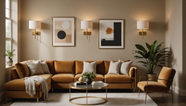 Les appliques murales design diffusent une lueur douce et feutrée