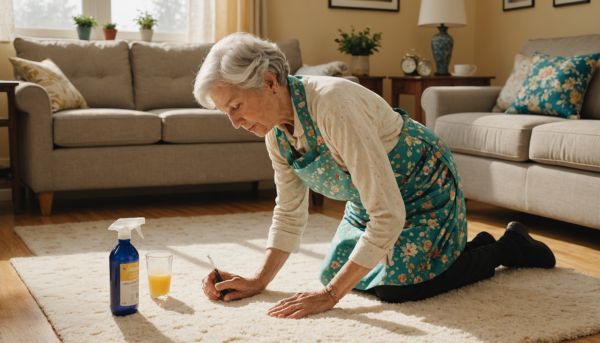 Les astuces de grand-mère éliminent les taches tenaces sur tapis