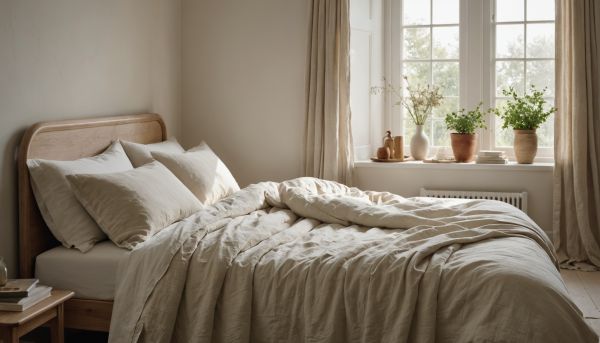 Pourquoi choisir du linge de lit en lin lavé pour l été chaud