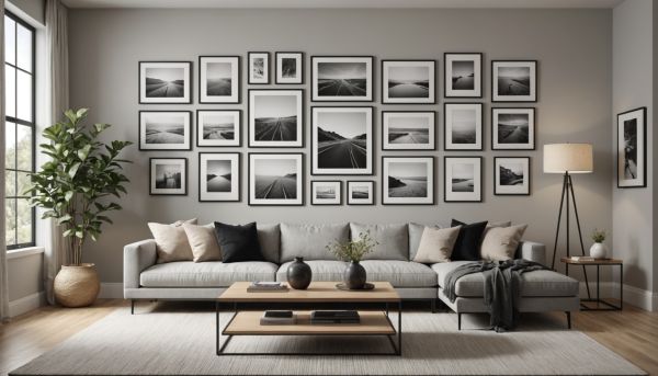 Quel cadre photo choisir pour composer une galerie murale unique