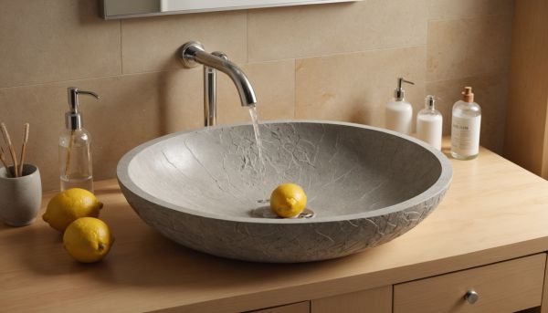 Quel produit naturel utiliser pour détartrer une vasque en pierre