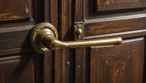Redonner de l éclat aux poignées de porte anciennes en laiton pur