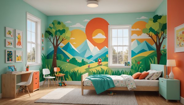 Transformer une chambre d'enfant avec une décoration murale évolutive et interactive